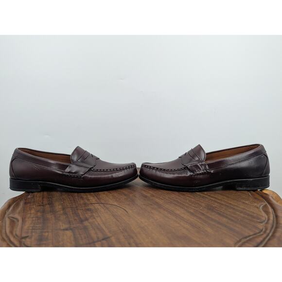 Allen Edmonds Walden Penny Loafers Brown Leather Men’s 8.5 Classic Preppy - Picture 7 of 8